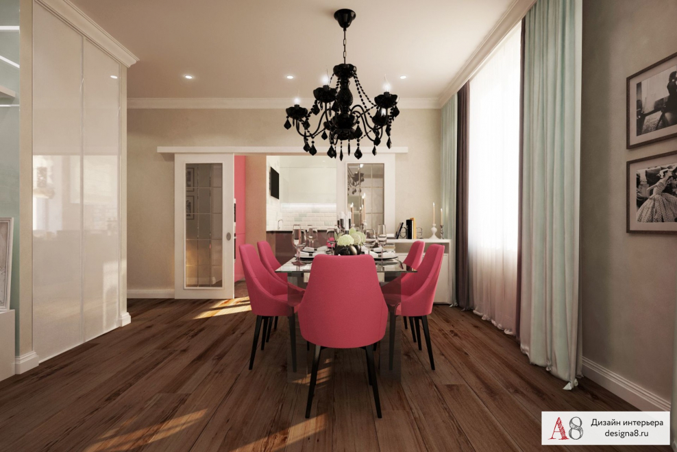 Просторная современная двухкомнатная квартира