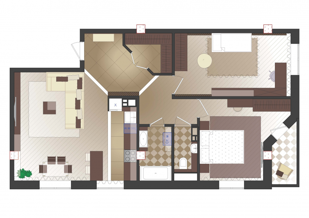 Брежневские квартиры интерьер