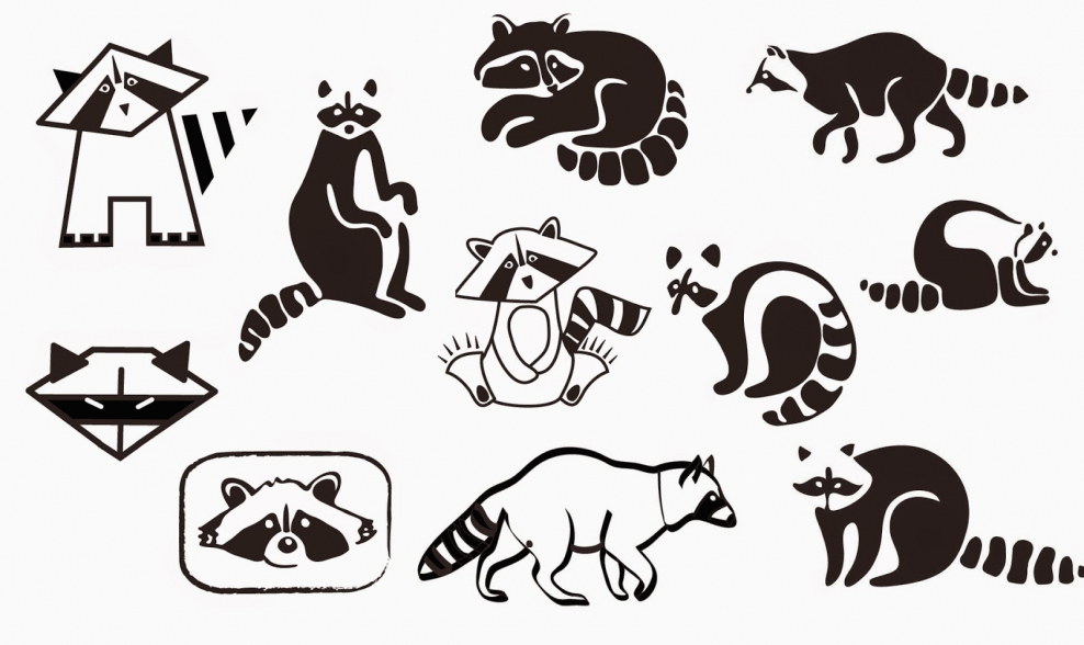 Стилизованные животные в графике