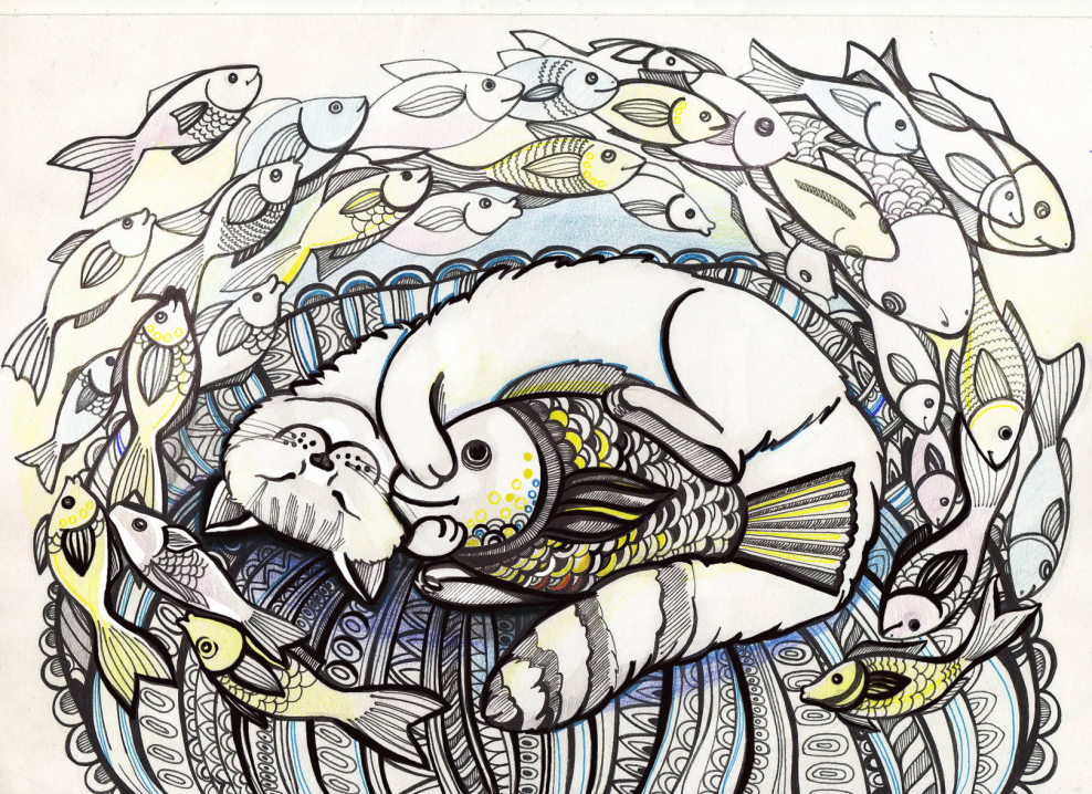 Стилизованные животные в графике