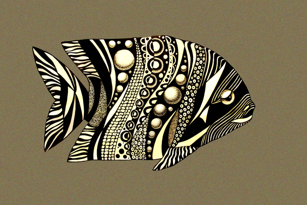 Витраж абстракция