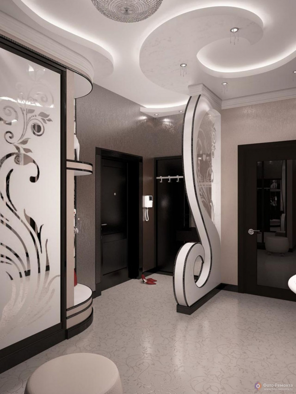 Прихожая из гипсокартона