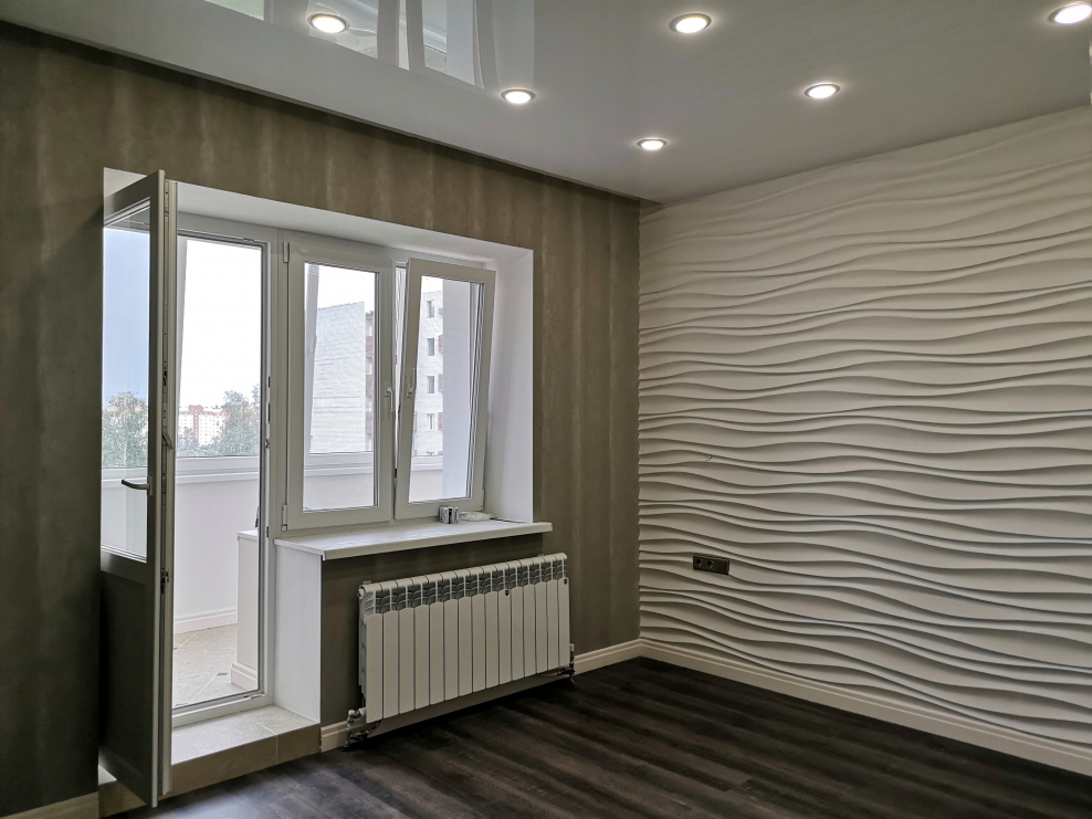 Недорогая отделка комнаты