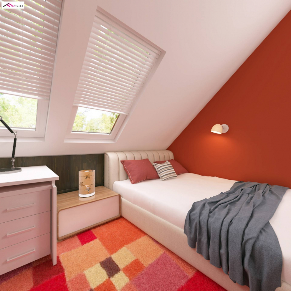 Интерьер мансарды