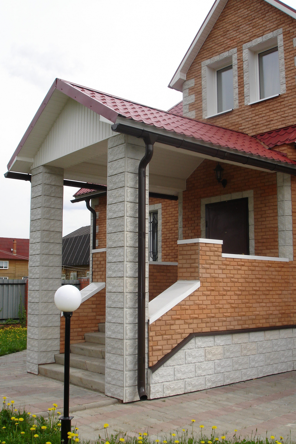 Крыльцо из кирпича