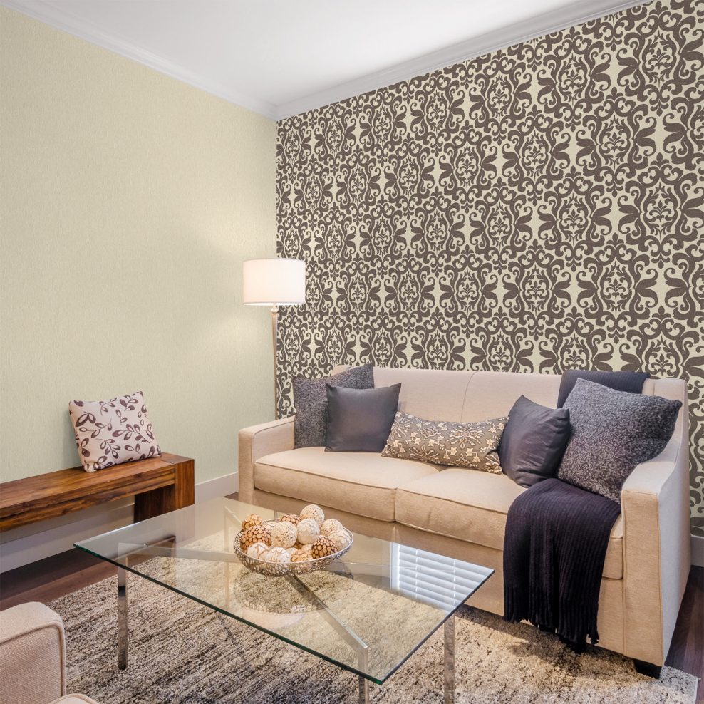 Расцветки обоев для зала