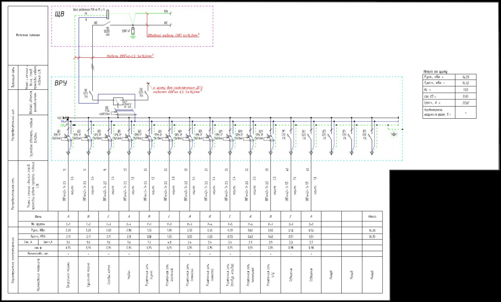 Схемы принципиальные электрические ЭОМ