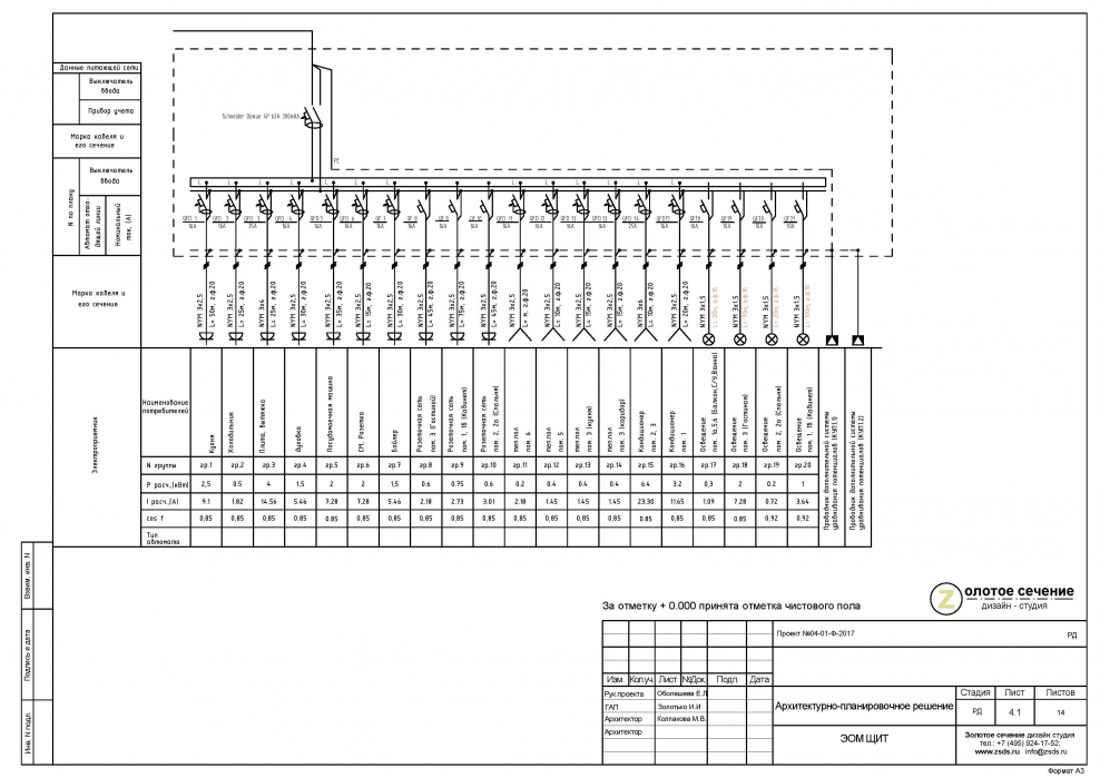 Проект ЭОМ насосной КНС