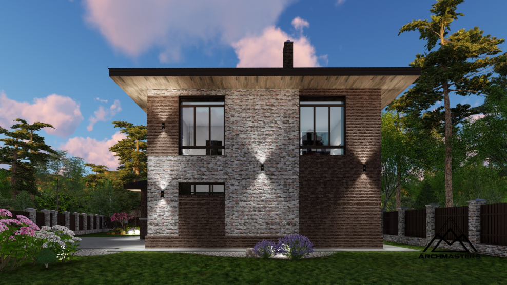 Дом в стиле Райта archmasters