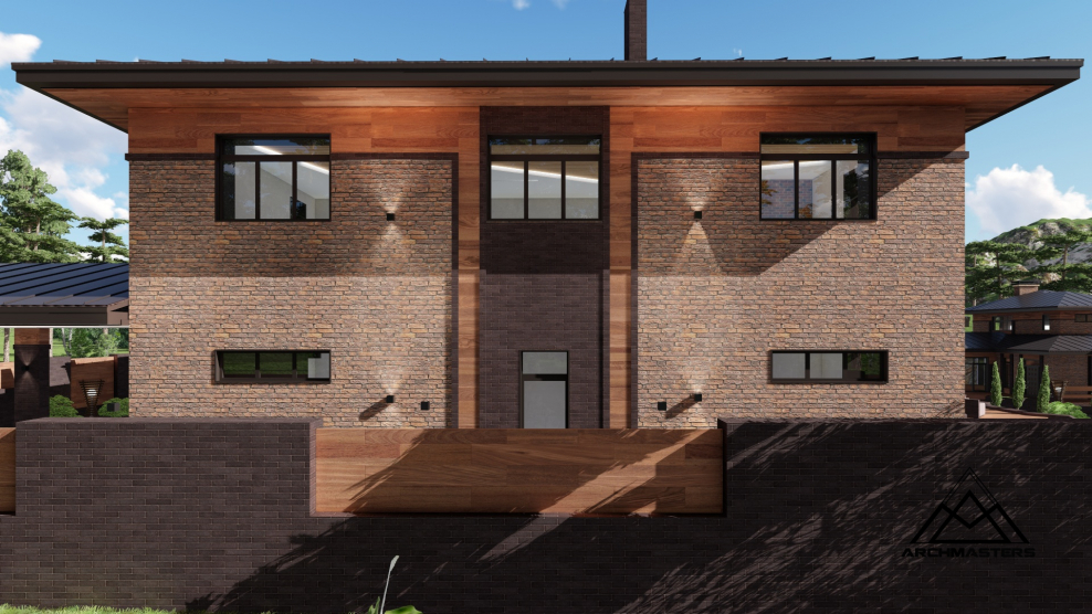 Отделка в стиле Райта