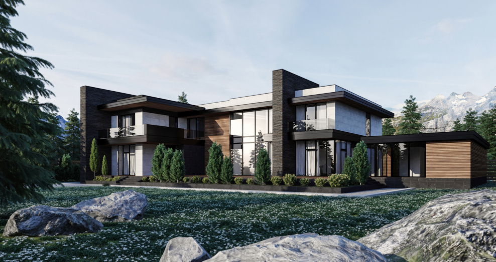 Проекты современных домов в стиле Райта