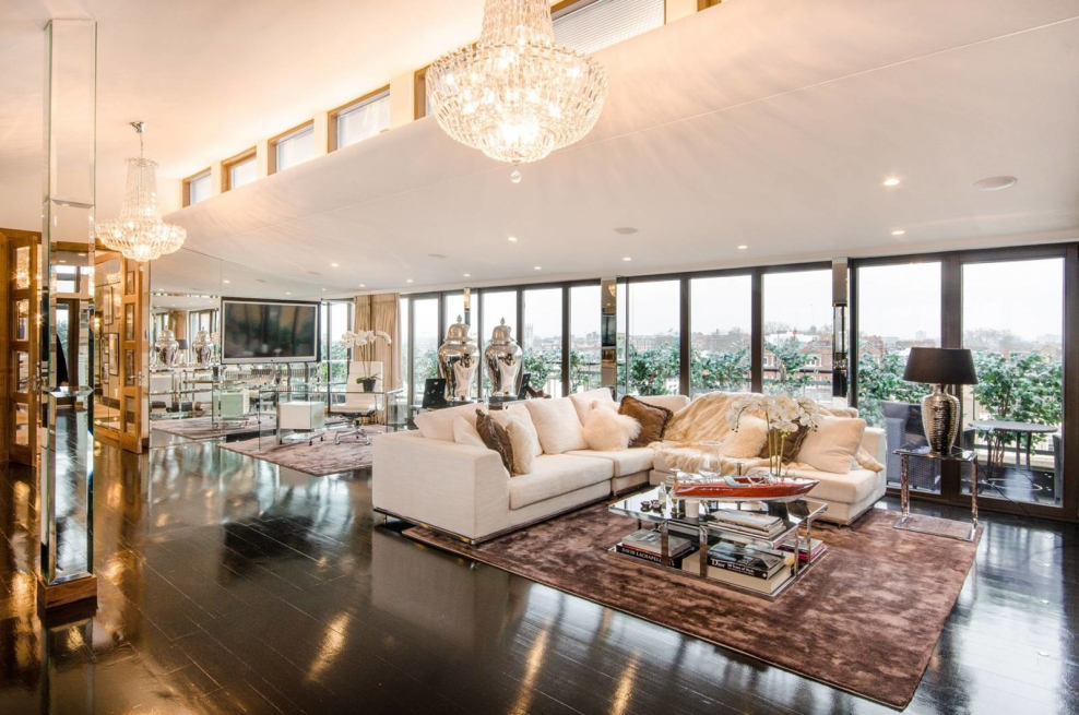 Гостиная в стиле Минимализм пентхаус