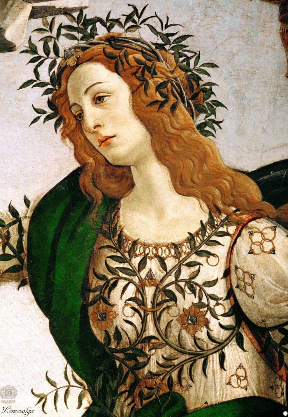 Мадонна с гранатом Боттичелли оригинал