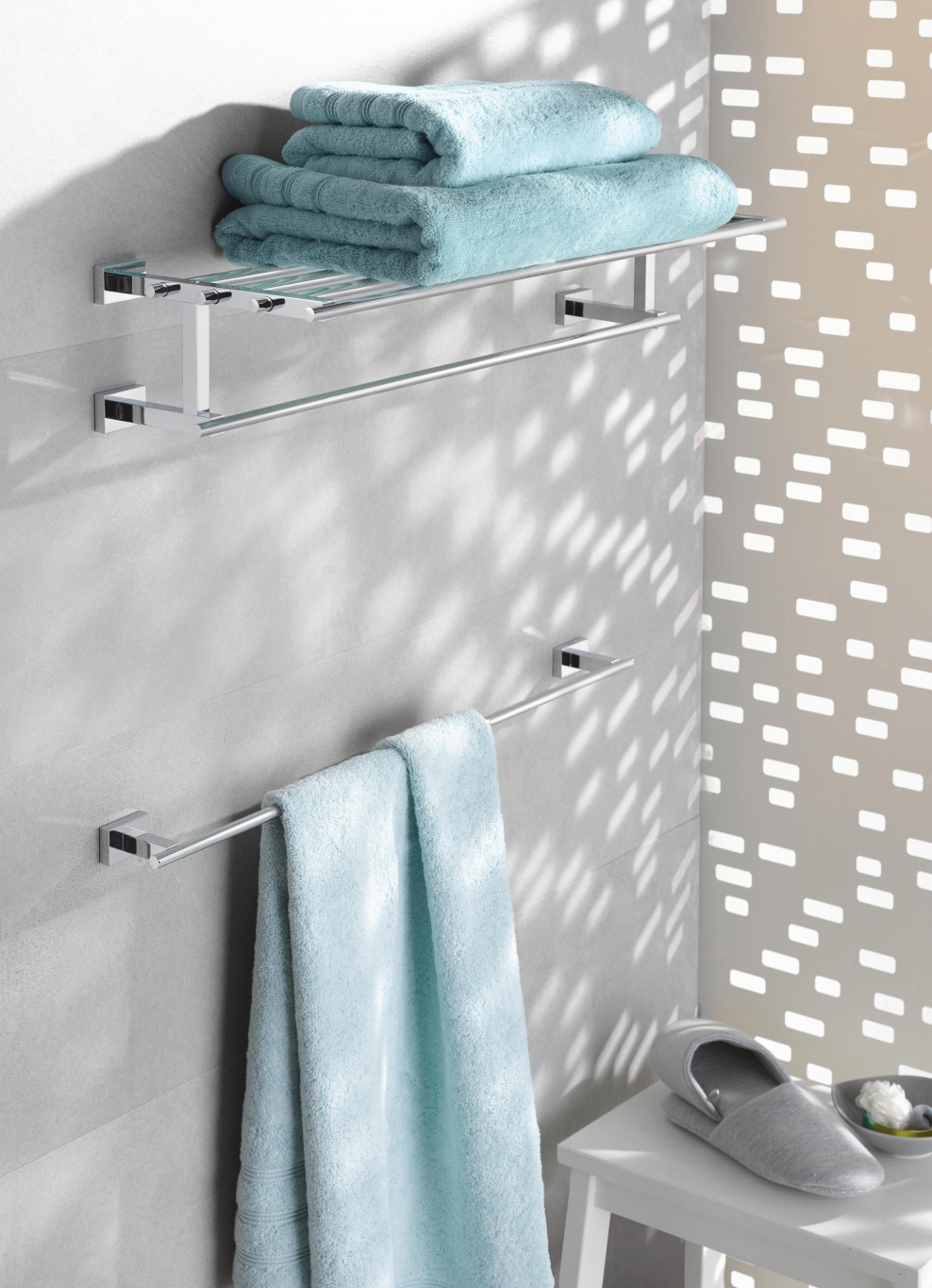 Grohe Essentials Cube полка для полотенца (40512001)
