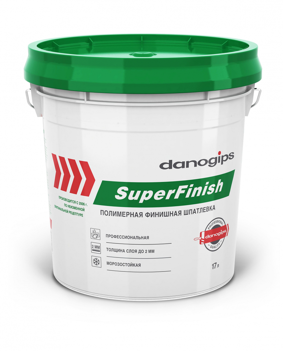 Шпатлевка Danogips Sheetrock SUPERFINISH