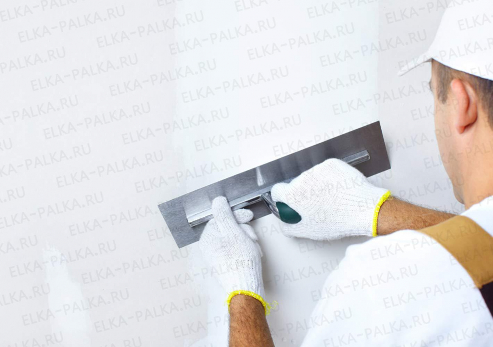 Шпатлевание стен