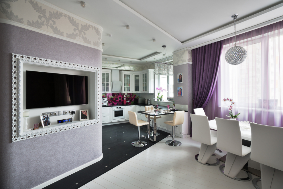 Стена с блестками