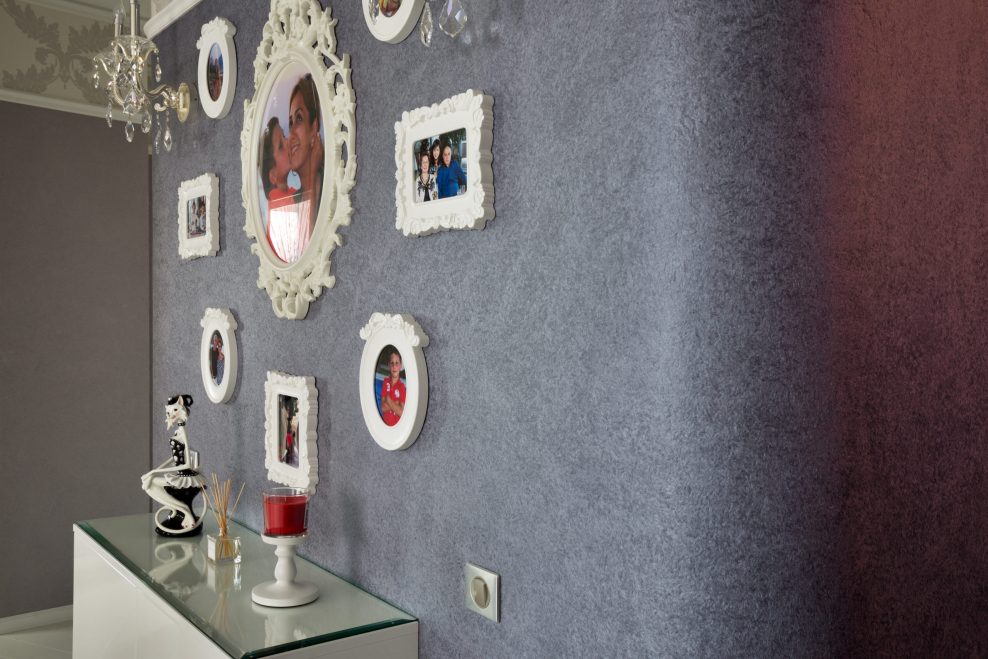 Фактурная штукатурка для стен коридора