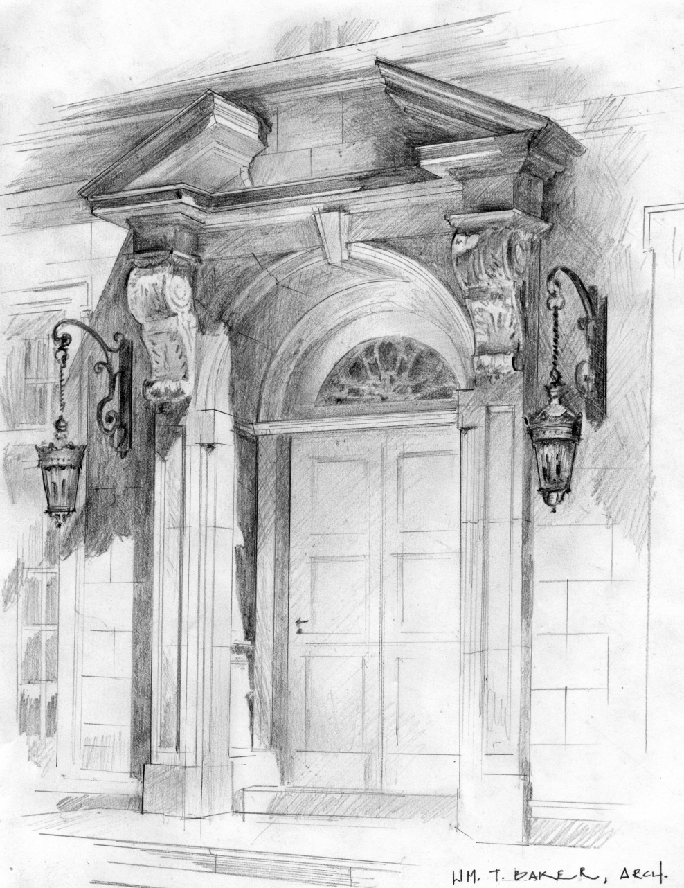 Архитектурные здания скетчи