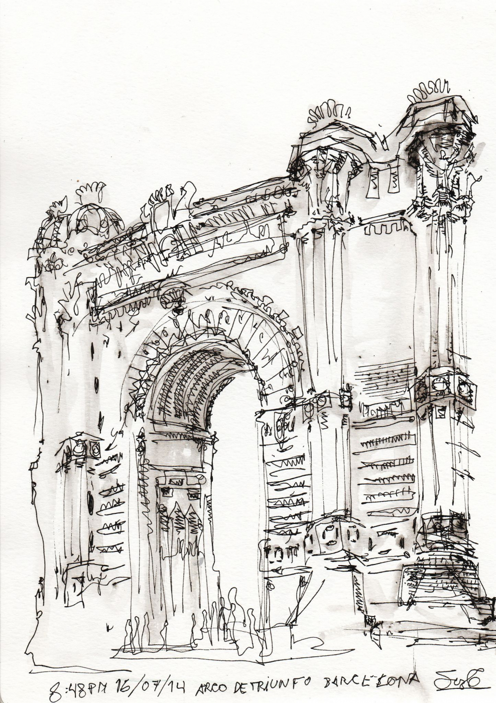 Зарисовки архитектурных форм