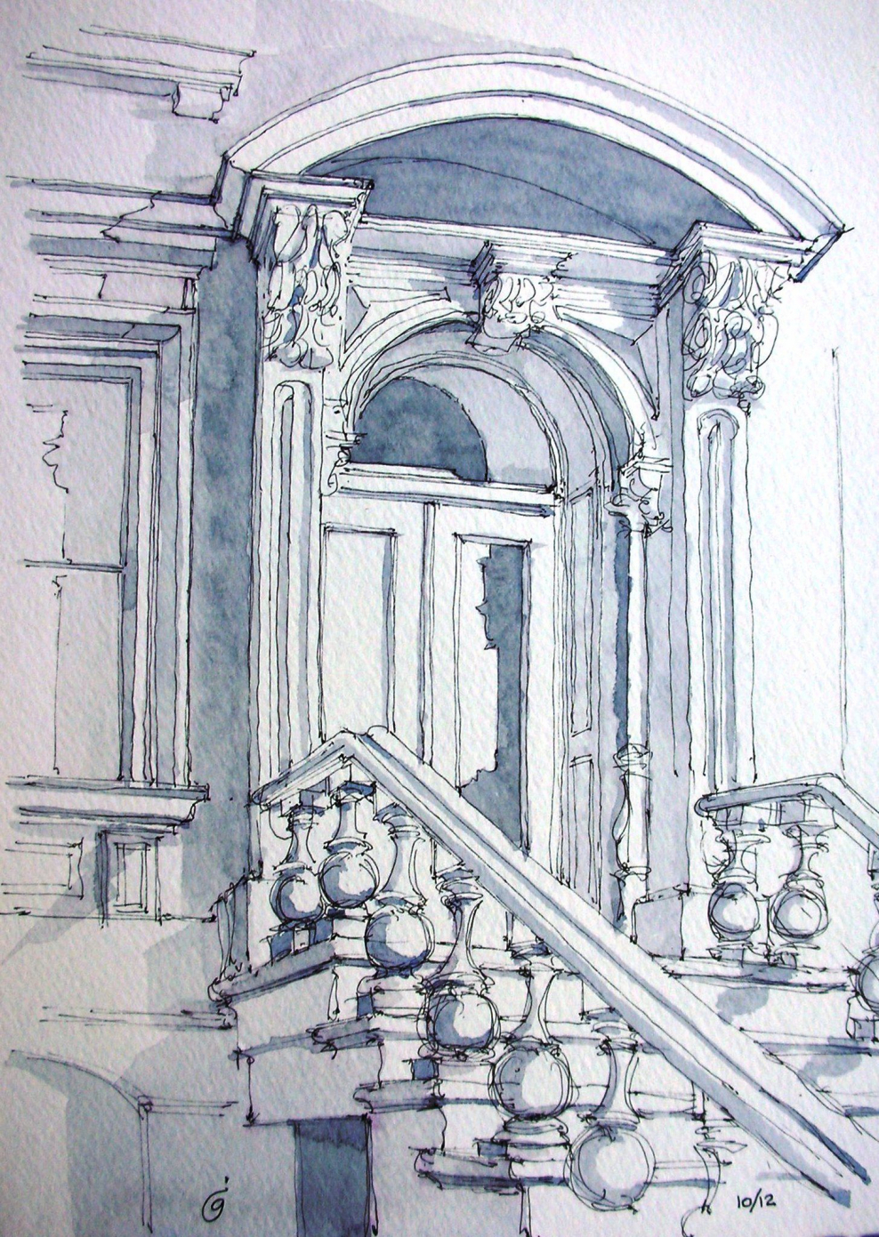 Зарисовки архитектурных мотивов