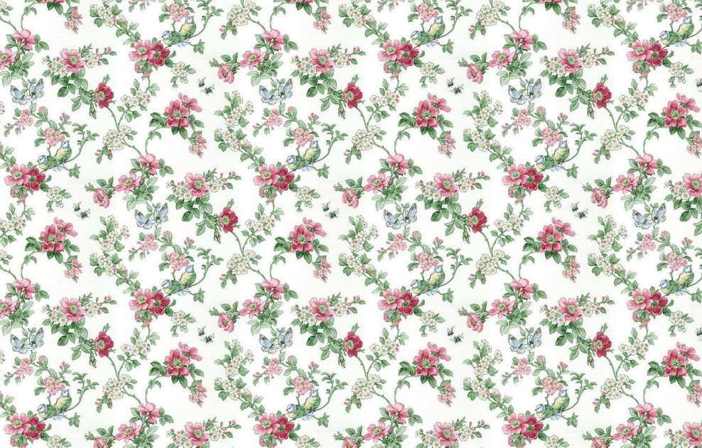 Обои в мелкий цветочек