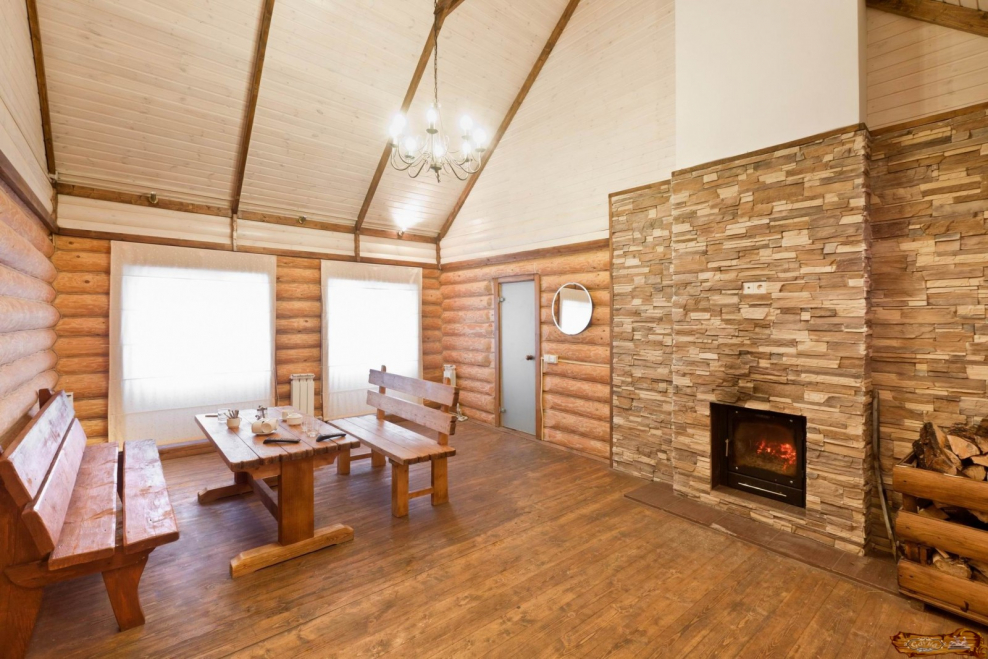 Отделка комнаты отдыха в бини