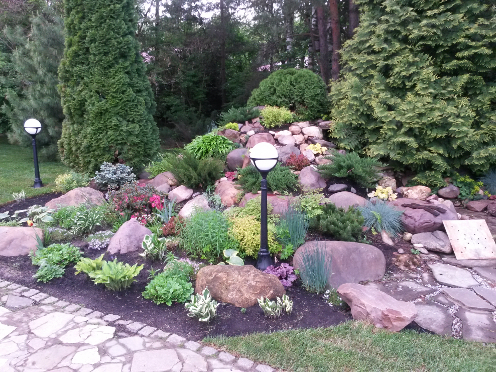 Альпийские горки высокие