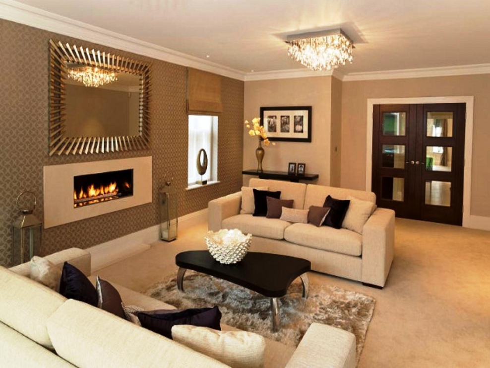 Гостиная в цвете беж
