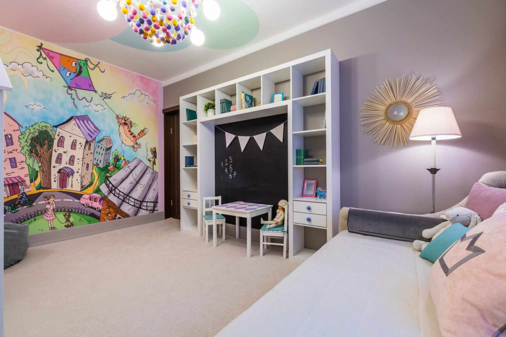 Город в интерьере детской