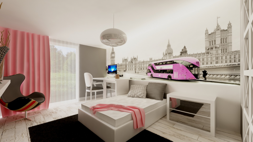 Обои в спальню для подростка девочки