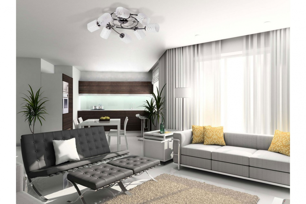 Гостиная в стиле современный Модерн