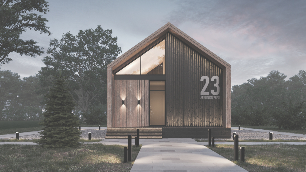 Кухня-гостиная в минималистическом стиле