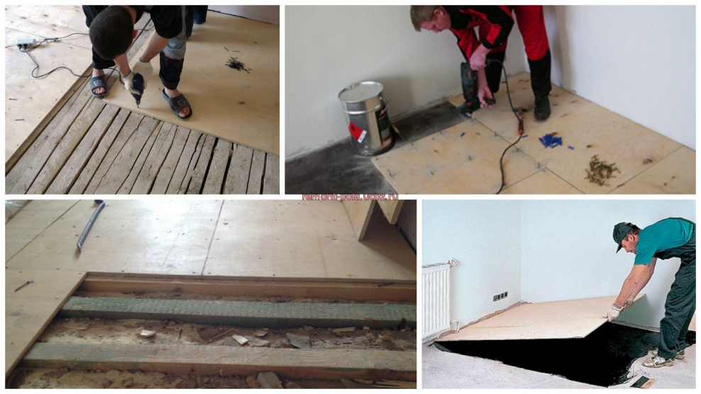 Выравниваем полы в частном доме