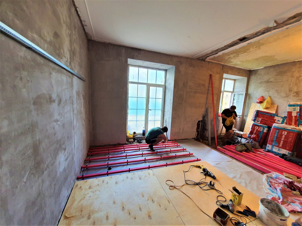 Полы в сталинке с деревянными перекрытиями