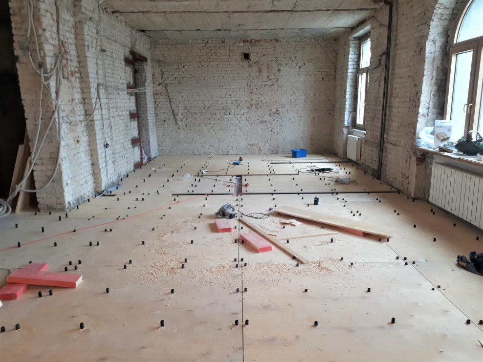 Стяжка в сталинке