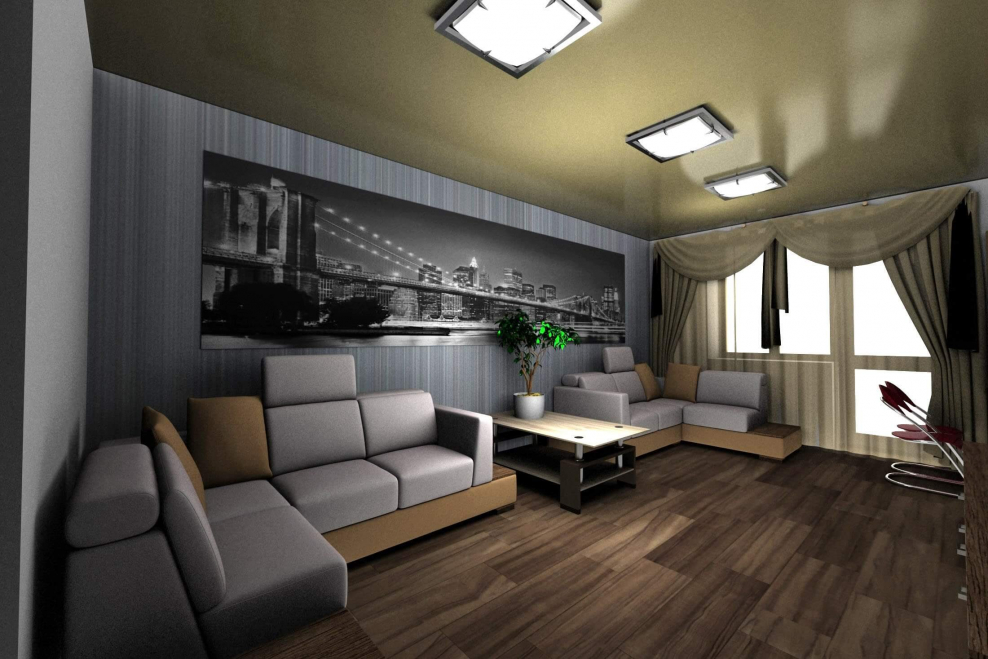 Интерьер двухкомнатной хрущевки