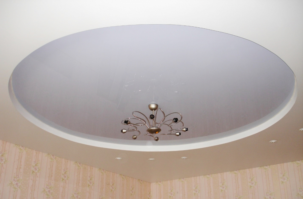 Двухъярусный круглый потолок