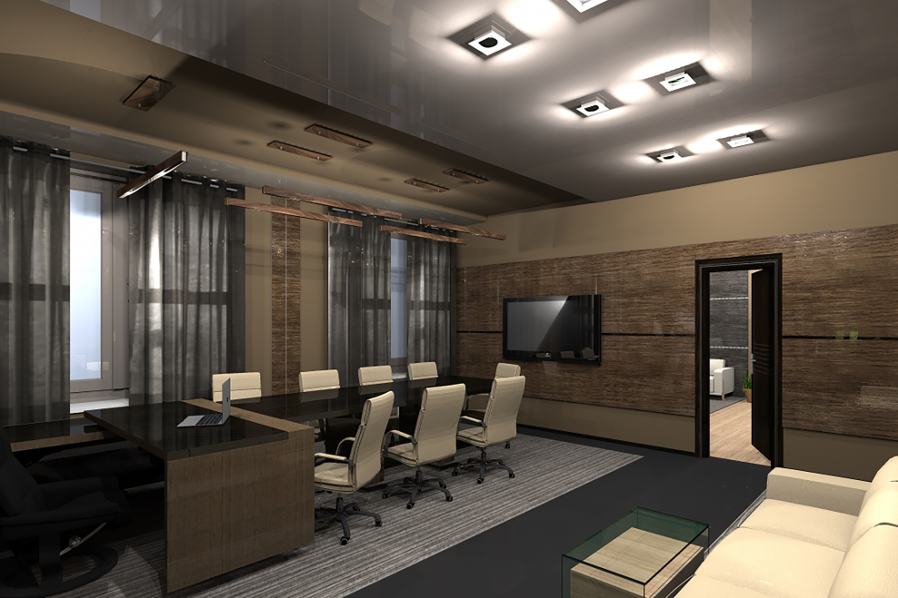 Стиль хайтек в интерьере офиса