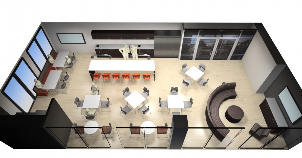 Офис лофт Минимализм