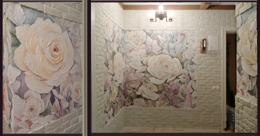 Фотообои 3д цветы