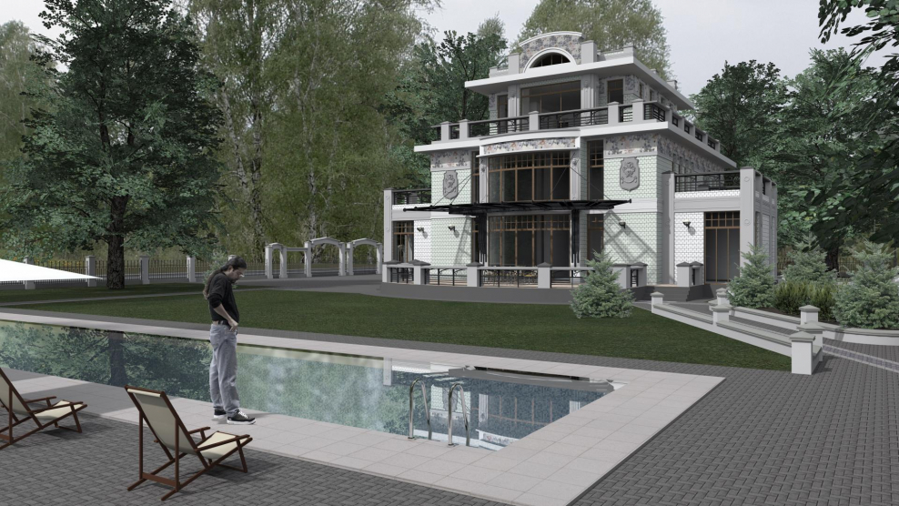 Жилой дом усадебного типа проект