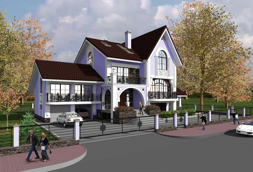 Жилой дом усадебного типа проект