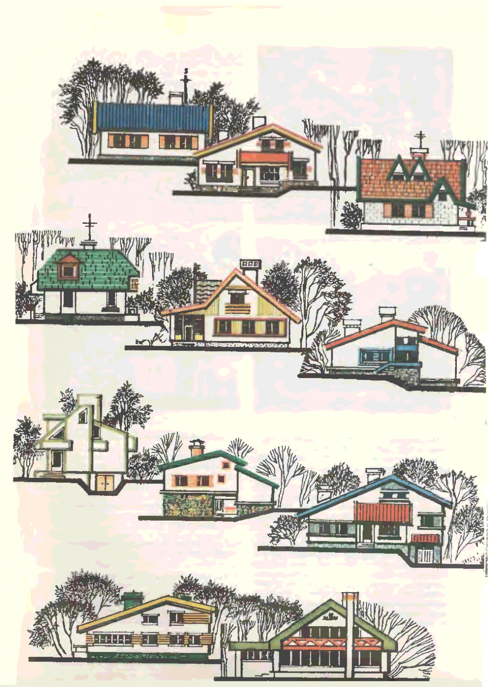 Проект усадебного дом 3 этажа