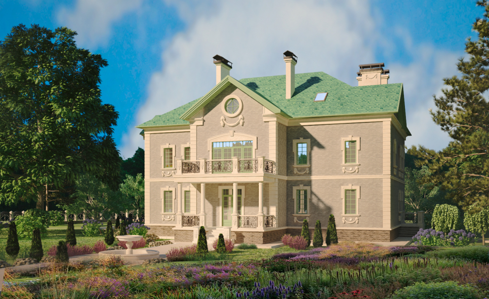 Дом усадебного типа