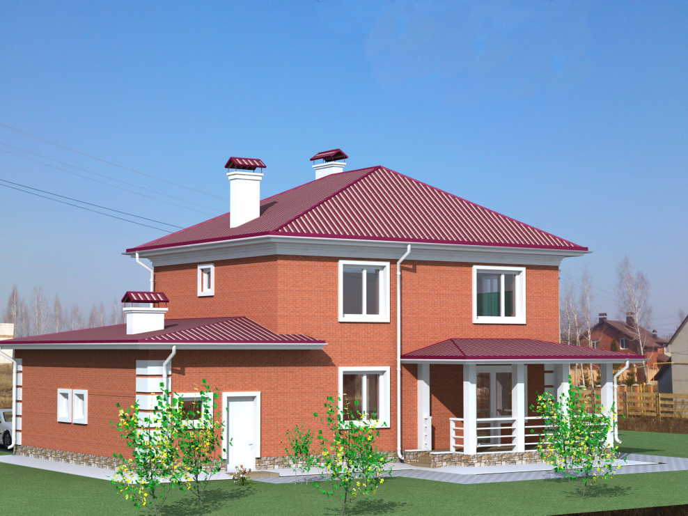 Проект усадьбы в классическом стиле