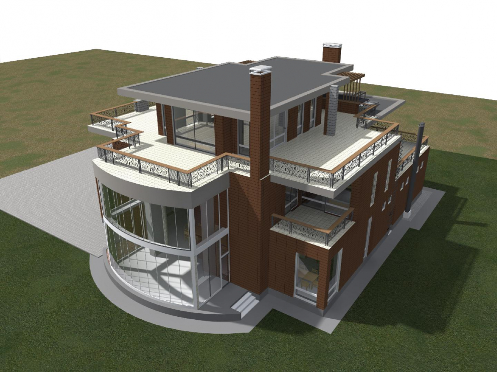 Проекты домов усадебного типа