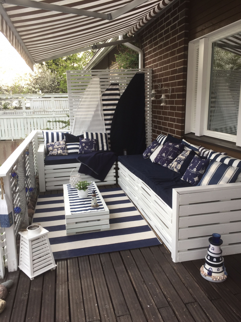 Терраса из поддонов