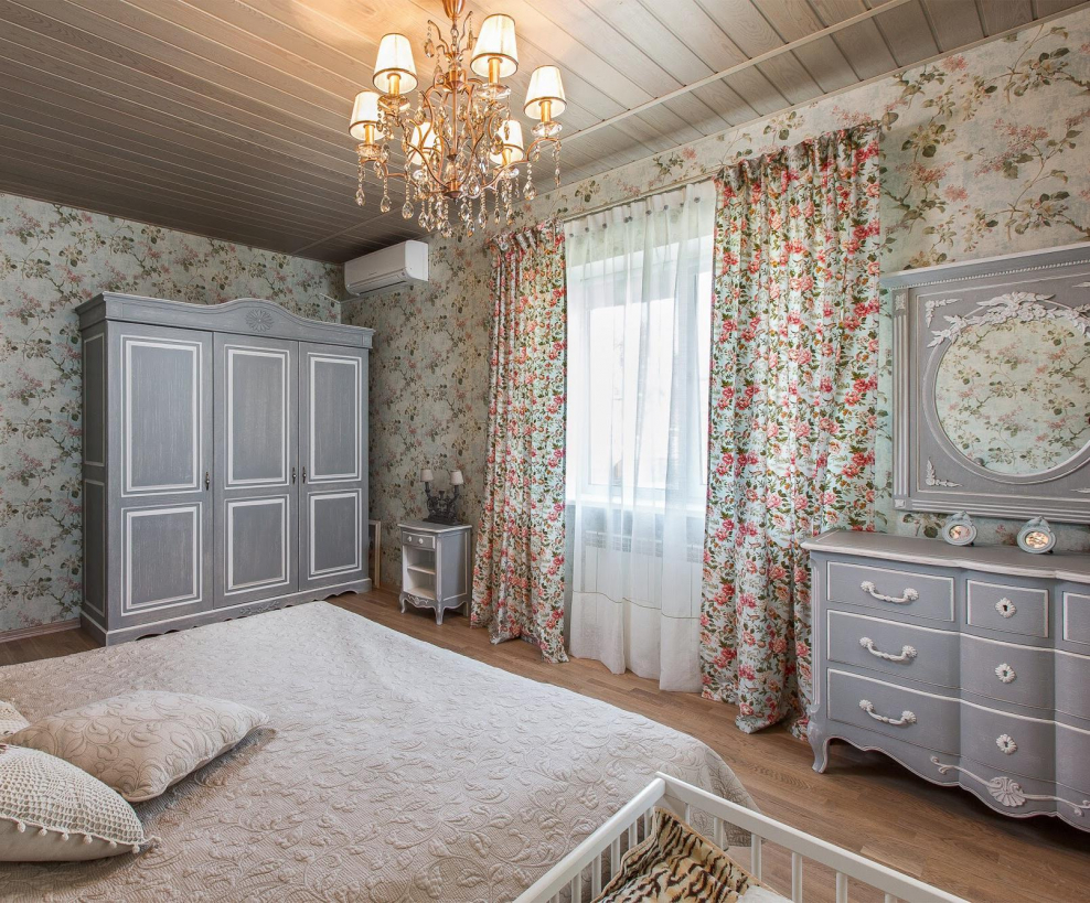 Спальня в стиле Прованс 18 кв метров
