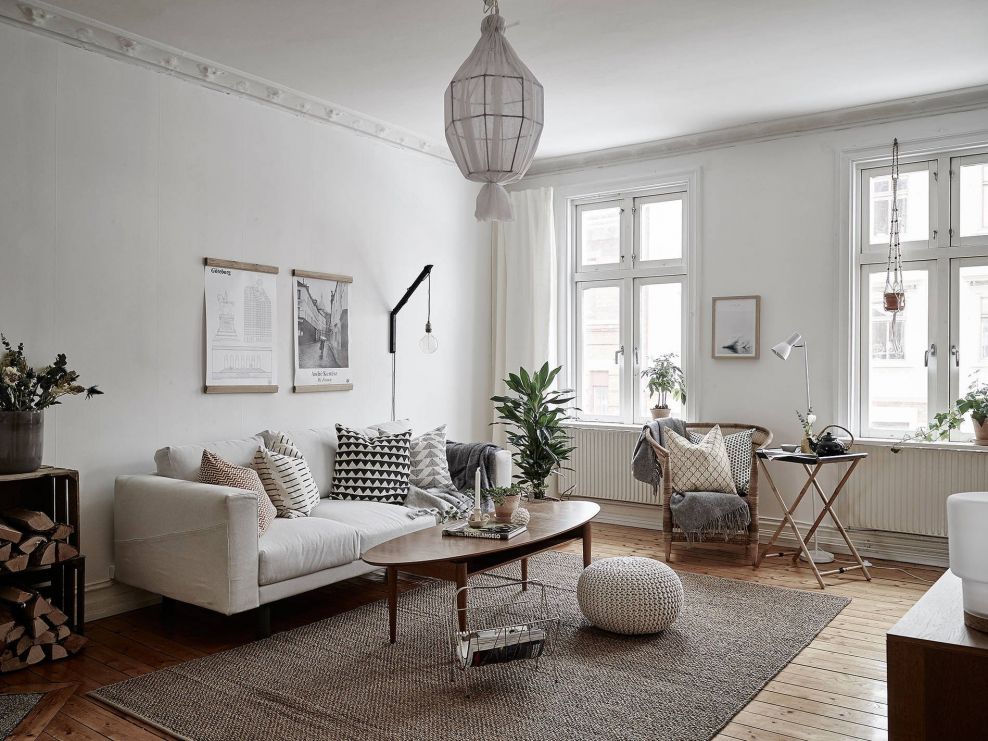 Сканди стиль в интерьере